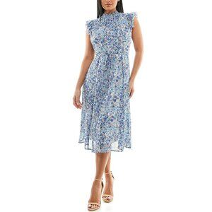 Nina Leonard NWT Chiffon Midi Dress XL